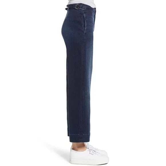 MOTHER Women's The Zipper Cinch Greaser High Waist Crop Wide Leg Jeans S… - Picture 2 of 13